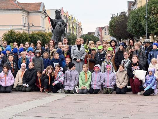 Uroczysty apel z okazji jubileuszu 80-lecia Hufca ZHP Malbork