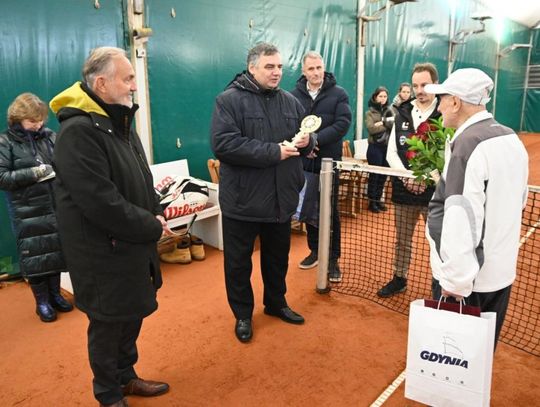 Urodzinowe 100-lat Tadeusza Krzyszkowskiego najstarszego tenisisty w Polsce