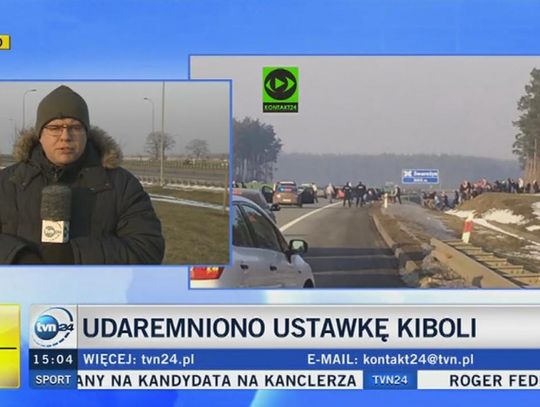 "Ustawka" kiboli na autostradzie pod Swarożynem! Mogło dojść do wielkiej bijatyki na A1