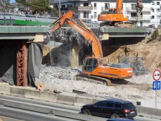 Utrudnienia drogowe na S6 Obwodnicy Trójmiasta – wyburzenie wiaduktu Lipowa