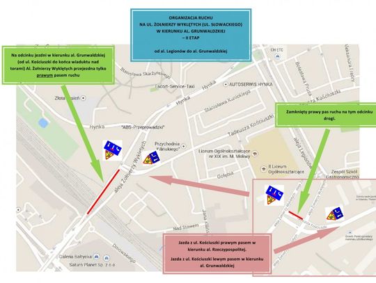 Utrudnienia w ruchu na wiadukcie we Wrzeszczu