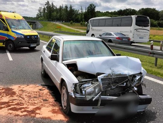 Uwaga! Wypadek na autostradzie A1 Borkowo. Ranne dzieci. Droga na Gdańsk zablokowana !!