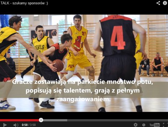 [VIDEO] TALK - szukamy sponsorów