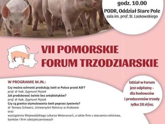 VII Pomorskie Forum Trzodziarskie w Starym Polu