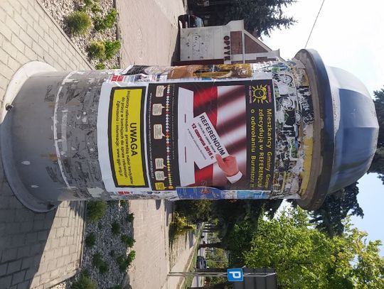 W Gniewie kampania ruszyła pełną parą. Plakaty i banery