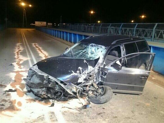 W niedzielę rozbił auto na wiadukcie. Miał 2,5 promila we krwi!