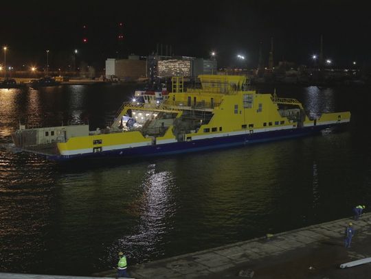 W stoczni zwodowano ekologiczny prom