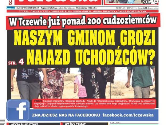 W Tczewie już ponad 200 cudzoziemców. Czy grozi nam najazd uchodźców z Bliskiego Wschodu?