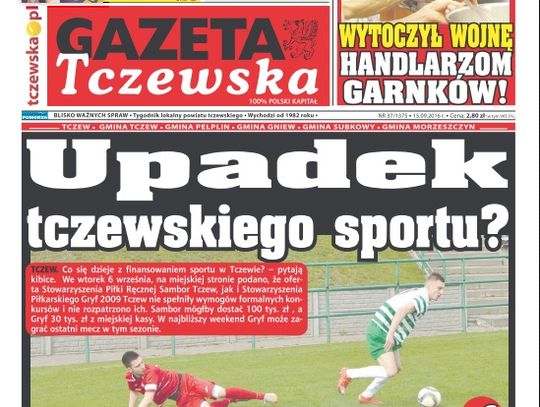 W ten weekend Gryf Tczew zagra swój ostatni mecz? Fatalna sytuacja naszych klubów