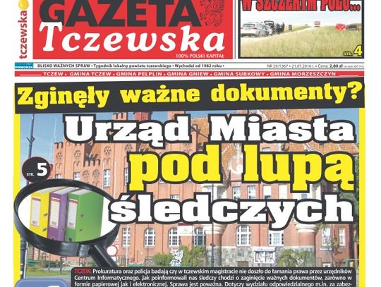 W urzędzie zginęły ważne dokumenty? Czytaj GT