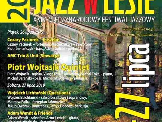 Wakacyjna atrakcja. W Sulęczynie XXIV Festiwal Jazz w Lesie