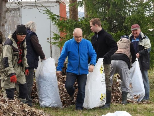 Wędkarze sprzątali Nogat