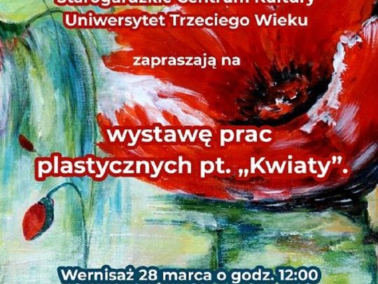 Wernisaż prac plastycznych studentów UTW