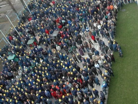 Wiec rozpaczy - w obronie stoczni i miejsc pracy