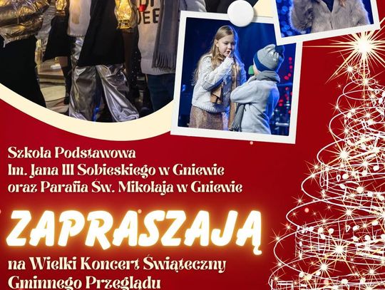 Wielki Koncert Świąteczny w Gniewie – zaproszenie na wyjątkowe kolędowanie