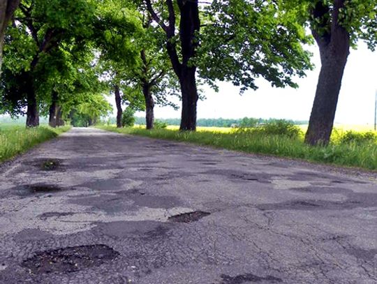 Wielkie lanie asfaltu