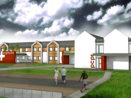 Wizualizacje nowej siedziby pogotowia i PCPR w Pruszczu Gdańskim