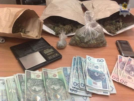 Worki z marihuaną w szafce kuchennej - tysiąc zakazanych porcji