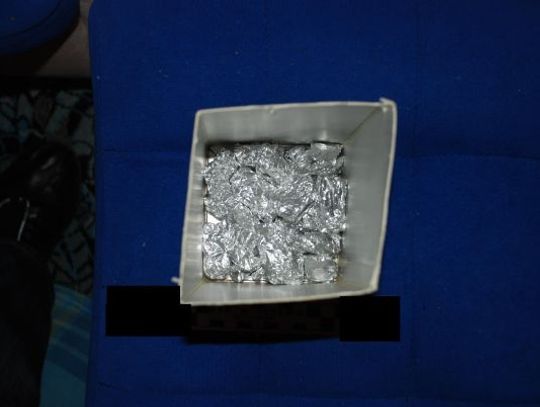 Wpadł z 3 kg marihuany - narkotyki o wartości 100 tys. zł zapakowane w folię