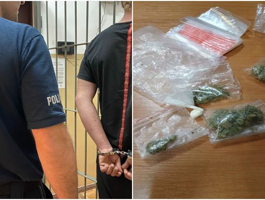 Wpadli z narkotykami na parkingu leśnym