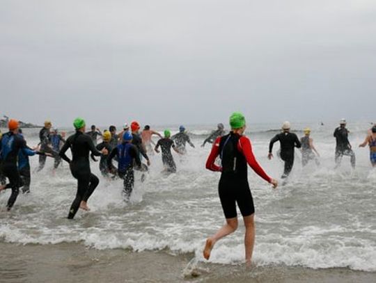 Wpław i na przełaj - gdyńskie Mistrzostwa Polski w Aquathlonie