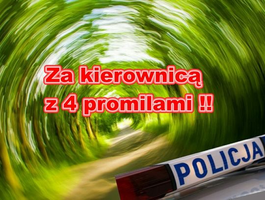 Wsiadł za kierownicę z 4 promilami. Świadek zadzwonił...  Być może uniknięto tragedii