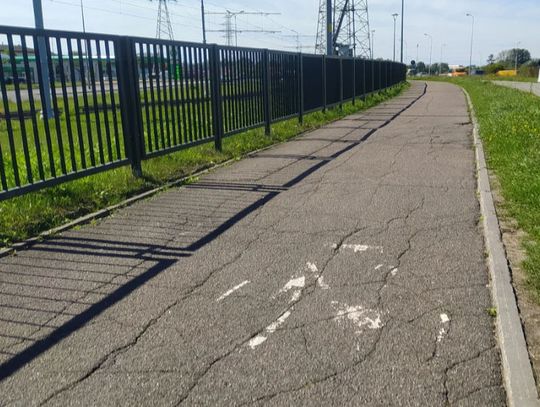 Wymiana nawierzchni drogi rowerowej na ul. Witosa w Gdańsku Chełmie
