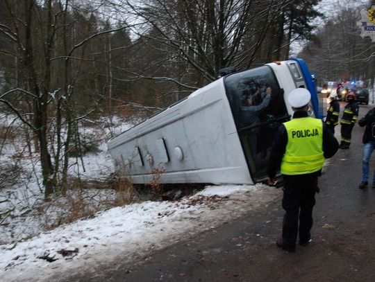 Wypadek autobusu na DK20