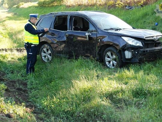 Wypadek na autostradzie A1.