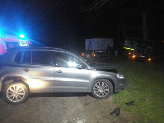 Wypadek na DK 22 w Bałdowie. Dwie osoby poszkodowane 