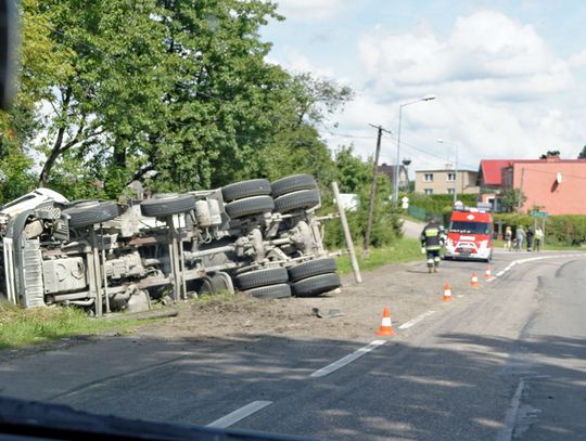 Wypadek na DK20 w Półcznie