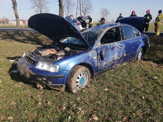 Wypadek na DK55 pod Malborkiem.