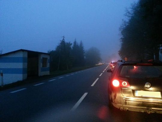 Wypadek na drodze krajowej 22 w pobliżu miejscowości Zduny