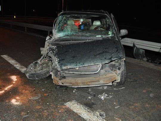 Wypadek na krajówce nr 7 w Kiezmarku. Ranny kierowca