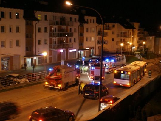 Wypadek na Myśliwskiej, ranna kobieta - kierowca bmw