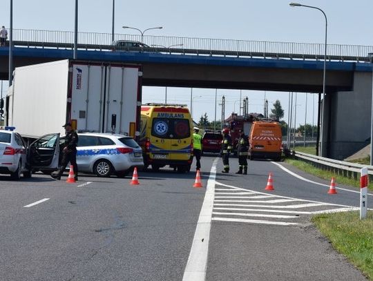 Wypadek na obwodnicy Chojnic.