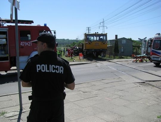 Wypadek na przejeździe kolejowym w Lęborku