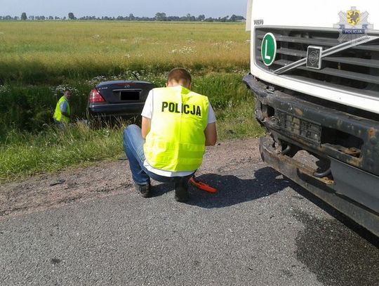 Wypadek na "siódemce", cztery osoby ranne