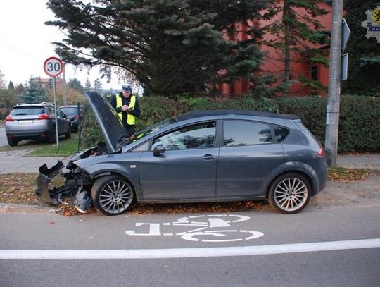 Wypadek na skrzyżowaniu Gałczyńskiego z Słowackiego
