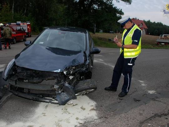 Wypadek na trasie Kościerzyna - Stara Kiszewa