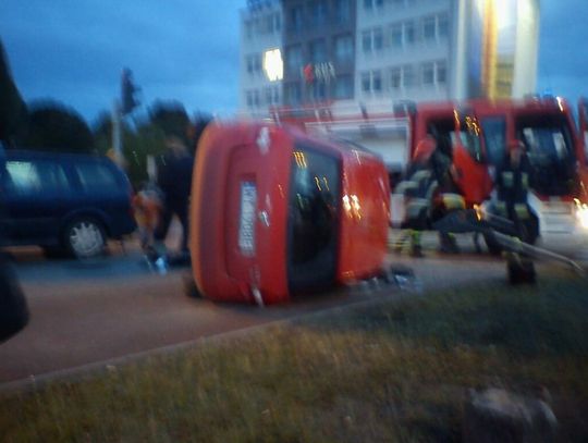 Wypadek samochodowy na Przymorzu