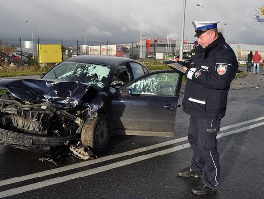 Wypadek w Będzieszynie