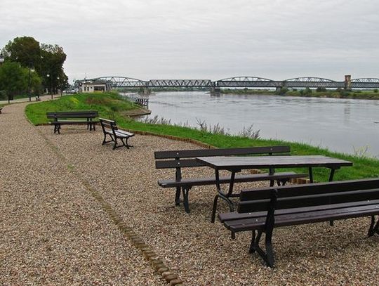 Wyróżniona ścieżka. Teren wzdłuż Wisły jedną z najlepszych przestrzeni publicznych województwa