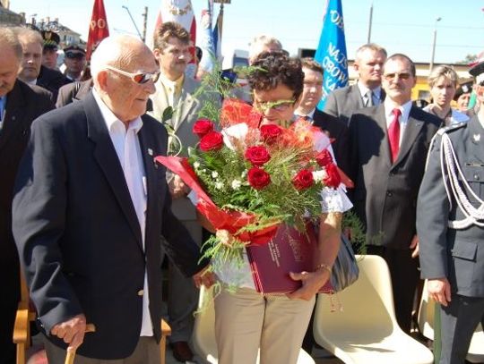 Wzruszony obrońca mostu w 1939 r.