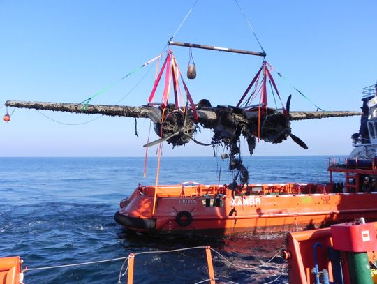 Z dna Bałtyku wydobyto wrak samolotu Douglas A-20