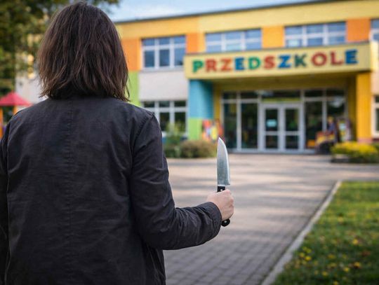 Z nożem wtargnęła do przedszkola w Kwidzynie. Sąd zdecydował o trzymiesięcznym areszcie