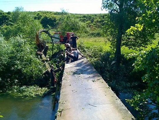 Zamknęli kładkę nad Wierzycą