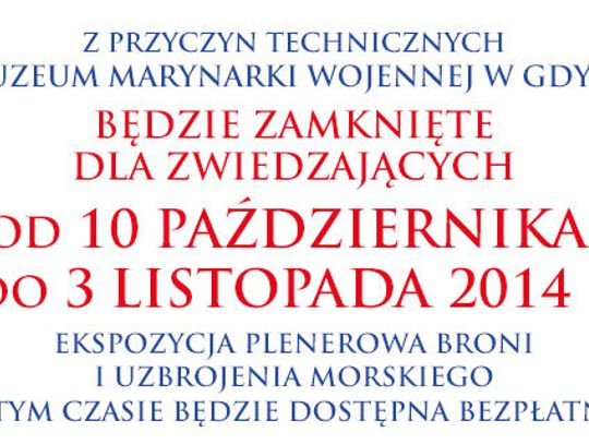 Zamknięte Muzeum Marynarki Wojennej