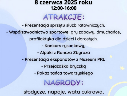 Zaproszenie na festyn z okazji Dnia Dziecka