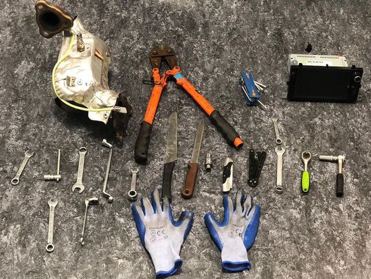 Zatrzymany sprawca kradzieży katalizatorów